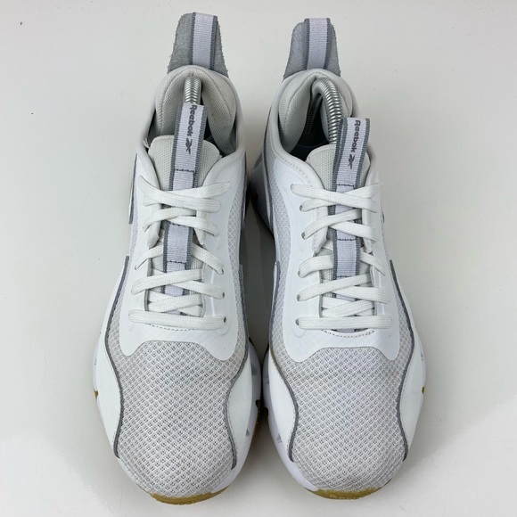 Reebok Women’s Zig Dynamica White Gum Athletic Training Running Shoes Size 8.0 - Picture 4 of 10